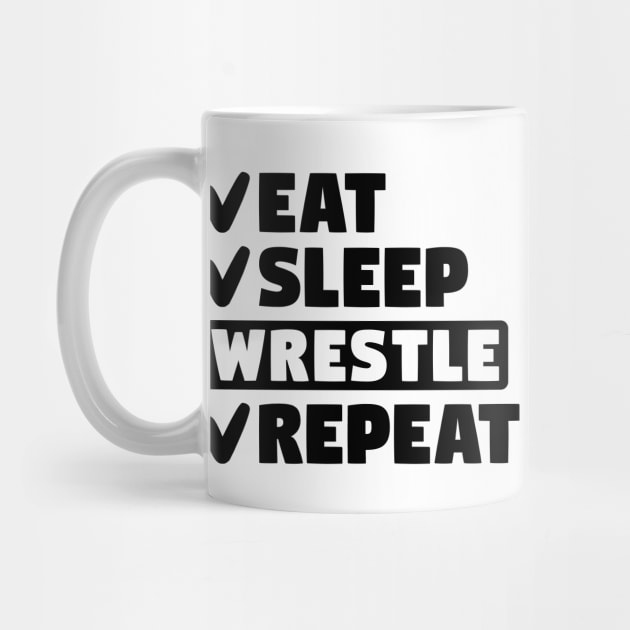 Eat, sleep, wrestle, repeat by colorsplash